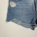 Levi's Button Fly 501 Red Tab Distressed Cutoff Denim Shorts Size 27 Photo 3