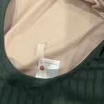 Shade & Shore Olive Green Ribbed Swimsuit by shade shore size L Photo 3