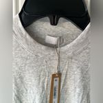 SKIMS Boyfriend Long Sleeve Oversized Light Heather Gray T-Shirt Size XXS New Photo 4