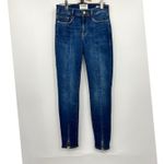Frame  Le Skinny de Jeanne Jeans Denim Skinny Napa‎ Zipper Hem Size 28 Stretch Photo 1