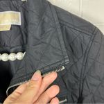 Michael Kors Michael Black Quilted Zip Front Puffer Jacket Size S Photo 8