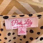 Pink Lily  Black and White Polka Dot Midi Dress Photo 1