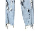 American Eagle  Comfort Stretch Waistband‎ Ripped Mom Jeans Light Wash Size 4 Photo 4