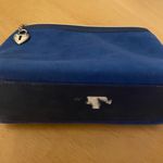 Free with bundle only!! New Lancome make up bag blue velvet feel Photo 2