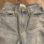 Madewell  Light Wash Distressed The Mom Jeans Size 25 Photo 1