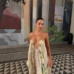 ZARA  Floral Halter Dress flowy summer casual vacation bohemian Photo 4