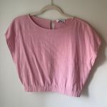 Lucy Paris preppy Pink Crop Top Photo 2