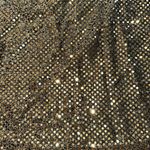 VTG GOLD SEQUIN SHIMMER DRESSY GLAM CAMI BLOUSE Size M Photo 3