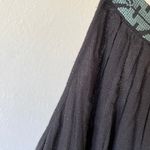 Free People pretty high-low black crisscross back embroidered muslin dress Photo 7