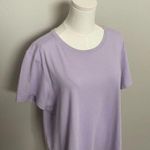 Life is Good Tee Shirt Top 100% Cotton Short Sleeve Travel Beach Lavender Purple Photo 7