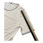 Boden Wool Sweater Womens Short Sleeve Pink Gray Minimalist Classic Top US 8 Size M Photo 10