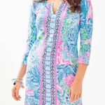 Lilly Pulitzer ‎ UPF 50+ Nadine Sink or Swim Engineered Chilly Lilly Dress Photo 0