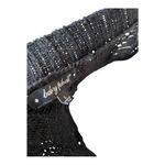 Baby Phat  Y2K Black Knit Draped Distressed Dress Size L Photo 6