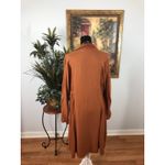 Soft Surroundings Santa Rosa Tencel Hi-low Jacket Burnt Orange Lagenlook Boho Photo 4