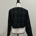 Sason Cropped Blazer Black Size XL Photo 3