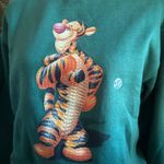 Disney Vintage New with Tags  Winnie the Pooh Tigger Green Crewneck Sweatshirt Photo 1