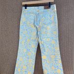 Roberto Cavalli Just Cavalli Floral Vintage Jeans Pants Sz 28 Gold Blue Straight Women’s Photo 13