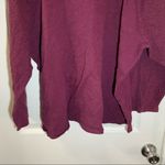 Terra & Sky  Maroon Scoop Neck Polka Dot Long Sleeve Top 3X Photo 4