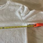 Cold Crush White Fuzzy Pullover Sweatshirt Women’s M Cozy Long Sleeve Lounge Photo 3