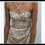 ZARA  leopard animal print mini dress NWT Photo 2