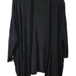 Chico's Chico’s Travelers Slinky Open Front Cardigan Black‎ 1 Photo 0