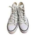 Converse  CHUCK TAYLOR ALL STAR LIFT HI SNEAKERS WOMENS SIZE 8.5 LEATHER Photo 2