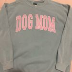 Comfort Colors Dog Mom Sweatshirt Blue Size L Photo 1