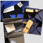 New York & Company Shirt Dress Blue Size Small Floral Print NWT Office Casual Photo 4