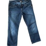 Silver Jeans Santorini Cropped Capri Stretch Low Rise Jean 30X25 Medium Wash Photo 0