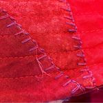 Homemade Quilted Patchwork Bohemian Festival Bucket Hat Size Small Red Photo 12