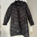 Ralph Lauren Ultra Light Weight 90% Down Fill Black Long Puffer Jacket With Hood Photo 0