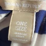 Banana Republic Blue and White Striped Scarf Shawl Coastal Nautical Beachy Photo 3