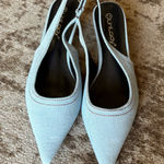 Denim Kitten Heels Blue Size 7.5 Photo 0
