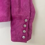 Live a Little  Purplish Leather‎ Jacket size medium Photo 5