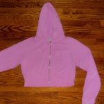 Forever 21  cropped pink zip up jacket Photo 2