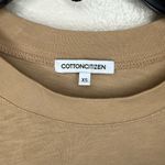 Cotton Citizen  tan short sleeve shirt dress size xs Photo 1