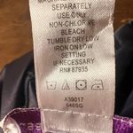 Susan Graver Vintage Style Medium Blue Embroidered Shirt Jacket Made Hong Kong Photo 3