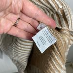 Naadam Fisherman Colorblock Cashmere‎ Wool Turtleneck Sweater size xs Gray Photo 4