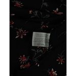 Yonett + Claire Top Size M Womens Black Floral Pink V Photo 6