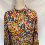 Closet London Dropwaist Dress 10 Cottagecore Boho Floral High Neck Floral Retro Yellow Photo 1