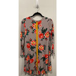 Matilda Jane Grey Floral Long Sleeved Mini Dress Photo 4