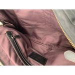 Coach Women’s Black Nylon Crossbody Bag With Leather Trim & Adjustable Strap Photo 9