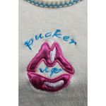 Extreme Limit Tank Top Y2K Lips Graphic Sleeveless Top S/C Pink Photo 1