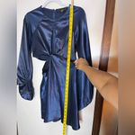 VICI  Midnight Blue Long Sleeve Dress Sz S Photo 8
