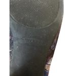 Zigi Soho  Nydia Black Blue Metallic Floral Jacquard Block Heel Ankle Booties 7.5 Photo 3