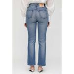 Moussy Vintage Cardeno Cropped Flared Jeans Size 27 Blue Photo 2