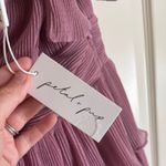 Petal and Pup  Dusty Pink Ruffle Mini Dress L NWT Photo 7