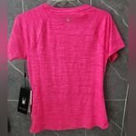 Spyder New With Tags Active Hot Heather Pink Stretch Short Sleeve Shirt Small Photo 1