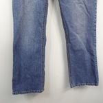 Vintage Y2K American Star Green Crochet Bedazzled Cropped Blue Jeans Size Large Photo 5