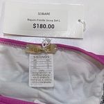 NEW Salinas L Runway Cheeky Bikini Bottoms MultiColor PalmTrees Birds Swim Beach Blue Size L Photo 6